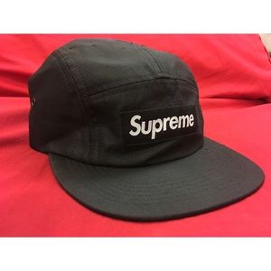 Supreme Raw Silk Box Logo Camp Cap 